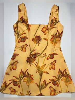 dark chocolate floral flocked frill detail ruched bodycon dress Dark Chocolate Floral Flocked Ruched Bodycon Dress. for sale